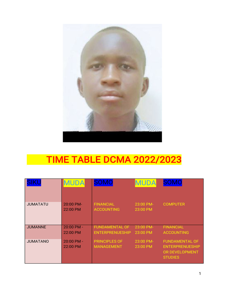 Ai Time Table Creation