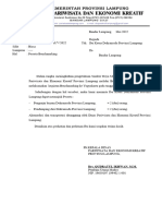 Surat Permintaan Pengrajin Dekranasda Jogja