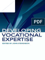 Developing Vocational Expertise Principles and Issues in Vocational Education