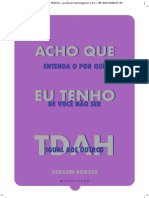 Wiac - Info PDF Acho Que Tenho Tdah Gerson Borges PR