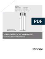 Enviroflo Heat Pump Hot Water Systems Operation & Installation Manual