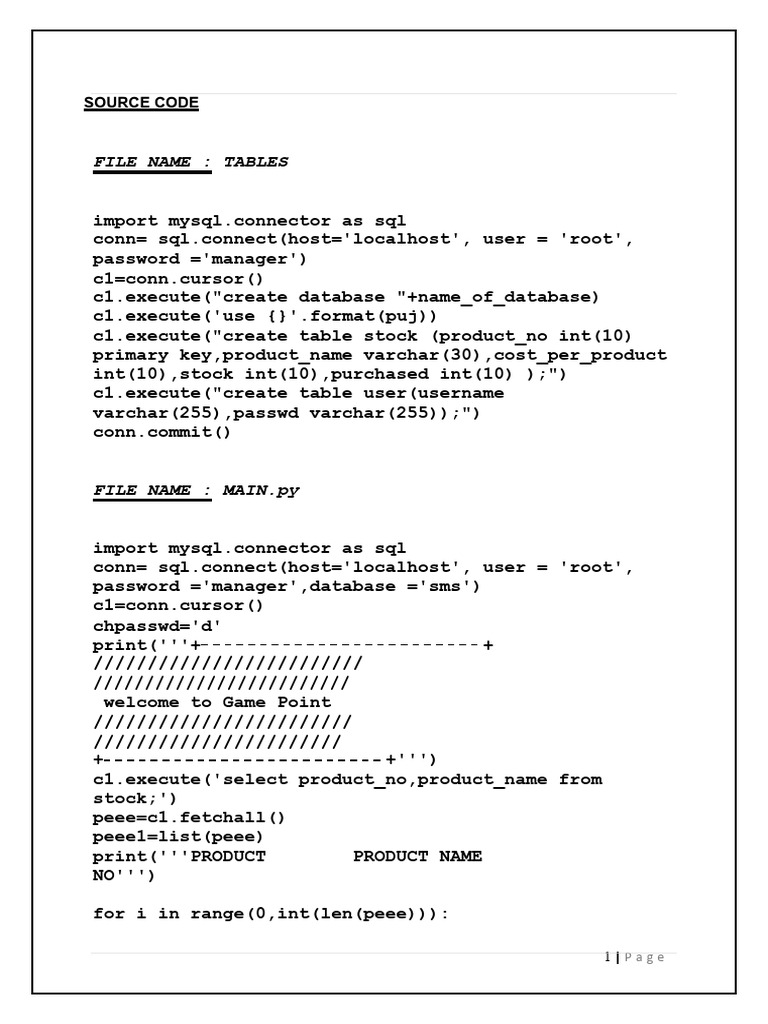 Sales Management System in Python | PDF | User (Computing) | Computer ...