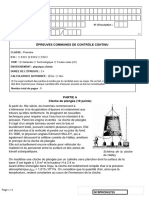 E3c Spe Physique Chimie Premiere 02725 Sujet Officiel