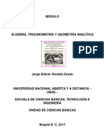 Modulo Algebra Trigonometria y Geometria Analitica 2017 UNAD