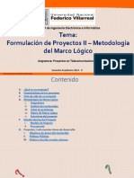 Formulación de Proyectos II