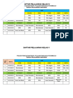 Jadwal Pelajaran