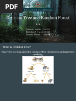 Decision Trees and Random Forest