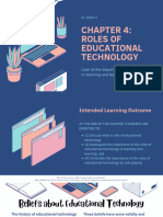 Chapter 4 Roles of Educational Technology