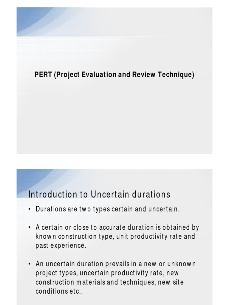 Pert PDF Standard Deviation Normal Distribution