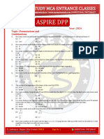 Aspire DPP: Aspire Study Mca Entrance Classes