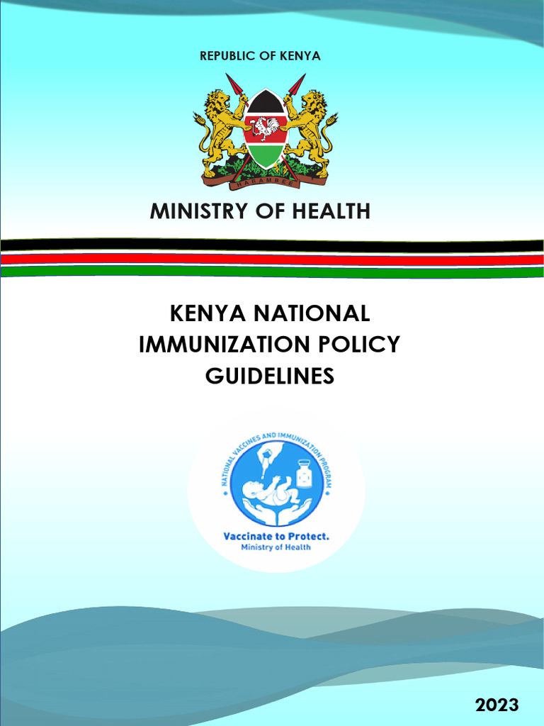 Kenya National Immunization Policy Guidelines Version Signed | PDF ...
