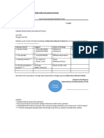 Contoh Form Pendaftaran Seiba International Festiv