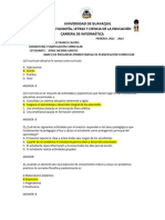 Cuestionarios de Planificación Curricular (1) Jorge Medina