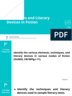 Q1 0302M PS Techniques and Literary Devices in Fiction
