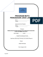 Draft Program Mutu PSPPT 2023