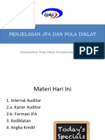 Penjelasan JFA Dan Pola Diklat