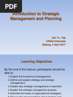 Introduction To Strategic Management & Planning