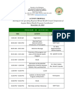 Program of Activites MHP