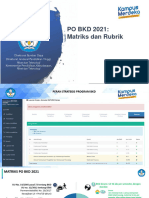 Paparan Matriks Dan Rubrik PO BKD 2021 - 19.07.2023