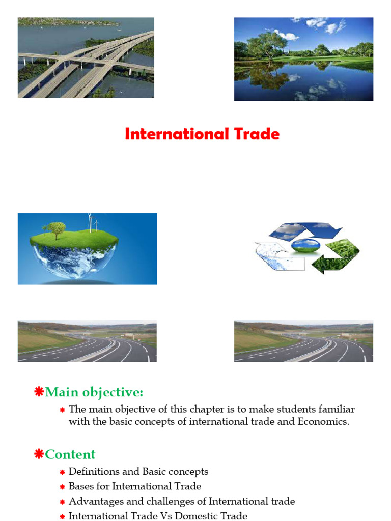 Basics of International Trade PDF Exports International Finance
