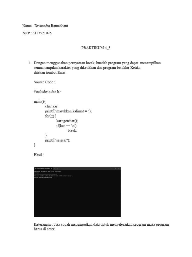 Program C++ Bilangan Ganjil Kelipatan 7 | PDF