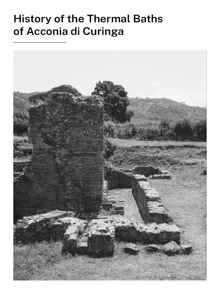 Roman Thermal Baths Uncovered | PDF | Spa | Roman Empire