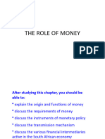 The Role of Money