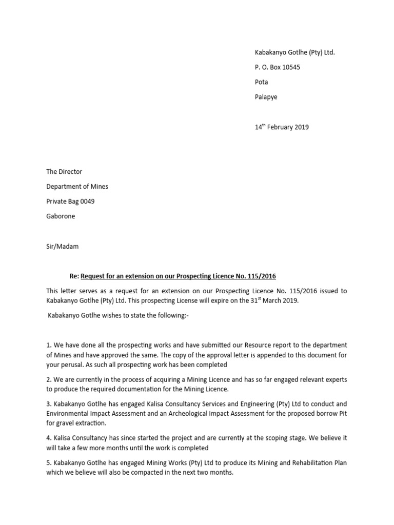 License Extension Meaning