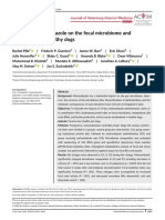 Effects of Metronidazole On The Fecal Microbiome and Metabolome in Healthy Dogs