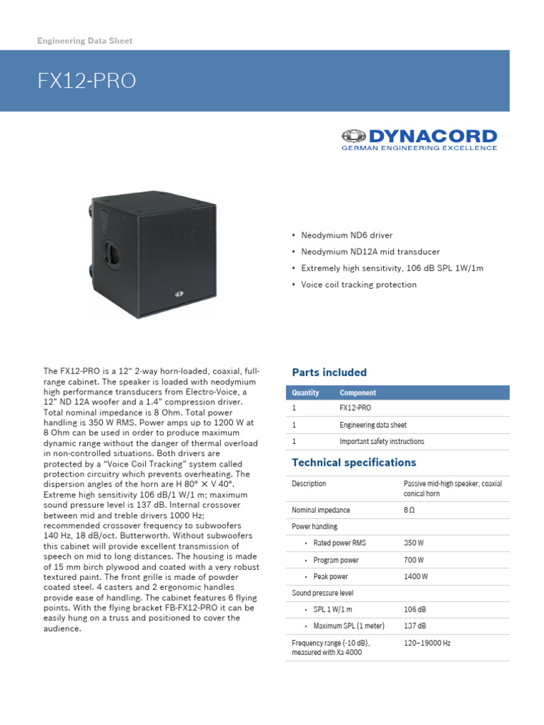 FX12-PRO Datasheet 51 en 9199233803 | PDF | Electronics | Electrical ...
