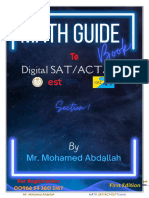 Math Guide Book To Digital SAT ACT EST by MR Mohamed Abdallahwm
