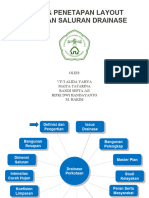 Kelompok 1 Studi & Penetapan Layout Jaringan Drainase