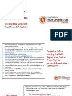 Bangladeshi Birth Registration Application Process: Step by Step Guideline