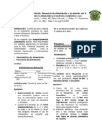 Velocidad de Alimentación, Frecuencia de Alimentación.