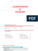 Scomposizione Di Polinomi