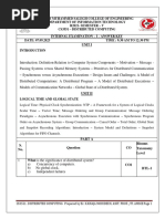 CS3551 DC - Int - I - Answer Key 7.9.23