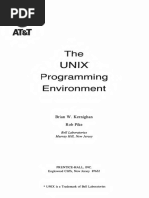 The UNIX Programming Environment - Brian W. Kernighan, Rob Pike