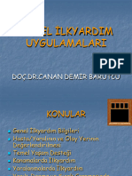 1-Temel İlkyardim Uygulamalari