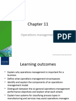 Chapter 11 - Operations Management