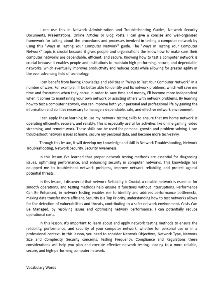 I can use this in Network Administration and Troubleshooting Guides