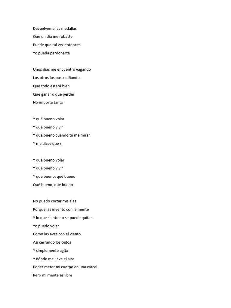 Letra Volar | PDF