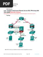 10.3.1.2 Lab - Configure AnyConnect Remote Access SSL VPN Using ASA 5505 ASDM - Instructor