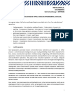 Eyhyd5a - Hydrometallurgical Processes and Plant Design - Draft Note
