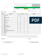 Env-F021 Weekly Toilet Inspection