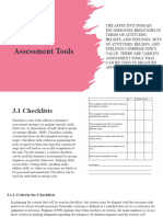 Affective Assessment Tools