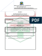 Bab I Kepemimpinan Dan Manajemen Puskesmas: KRITERIA 1.3.1