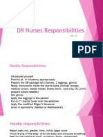 DR Nurses Responsibilities
