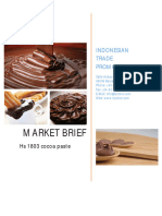 Market Brief Indonesian Trade Promotion Center. HS 1803 Cocoa Paste 2015