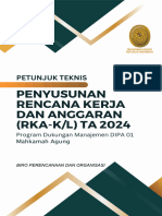 JUKNIS Penyusunan RKA KL 2024