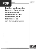 Bs en Iso 1307-2008 - Hortum Ölçü Ve Tolerans Standardi